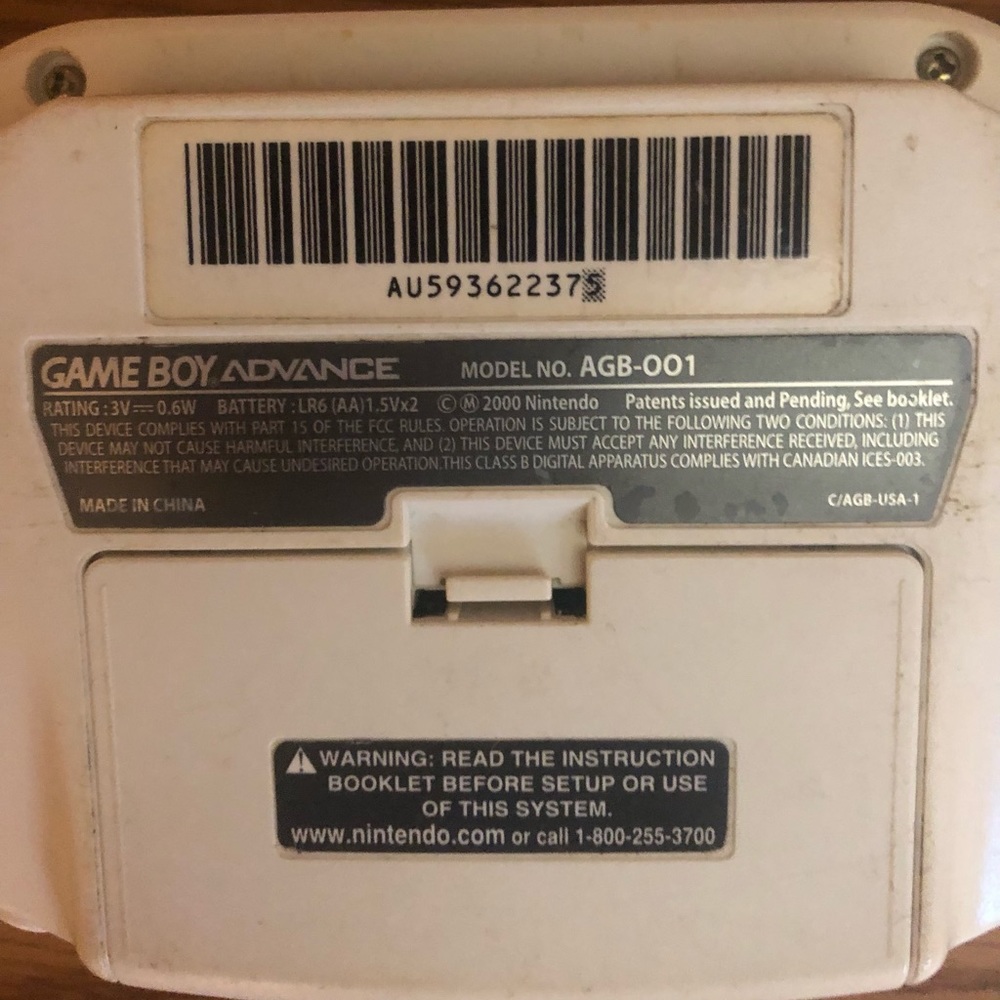 Nintendo Game boy advance, very good condition